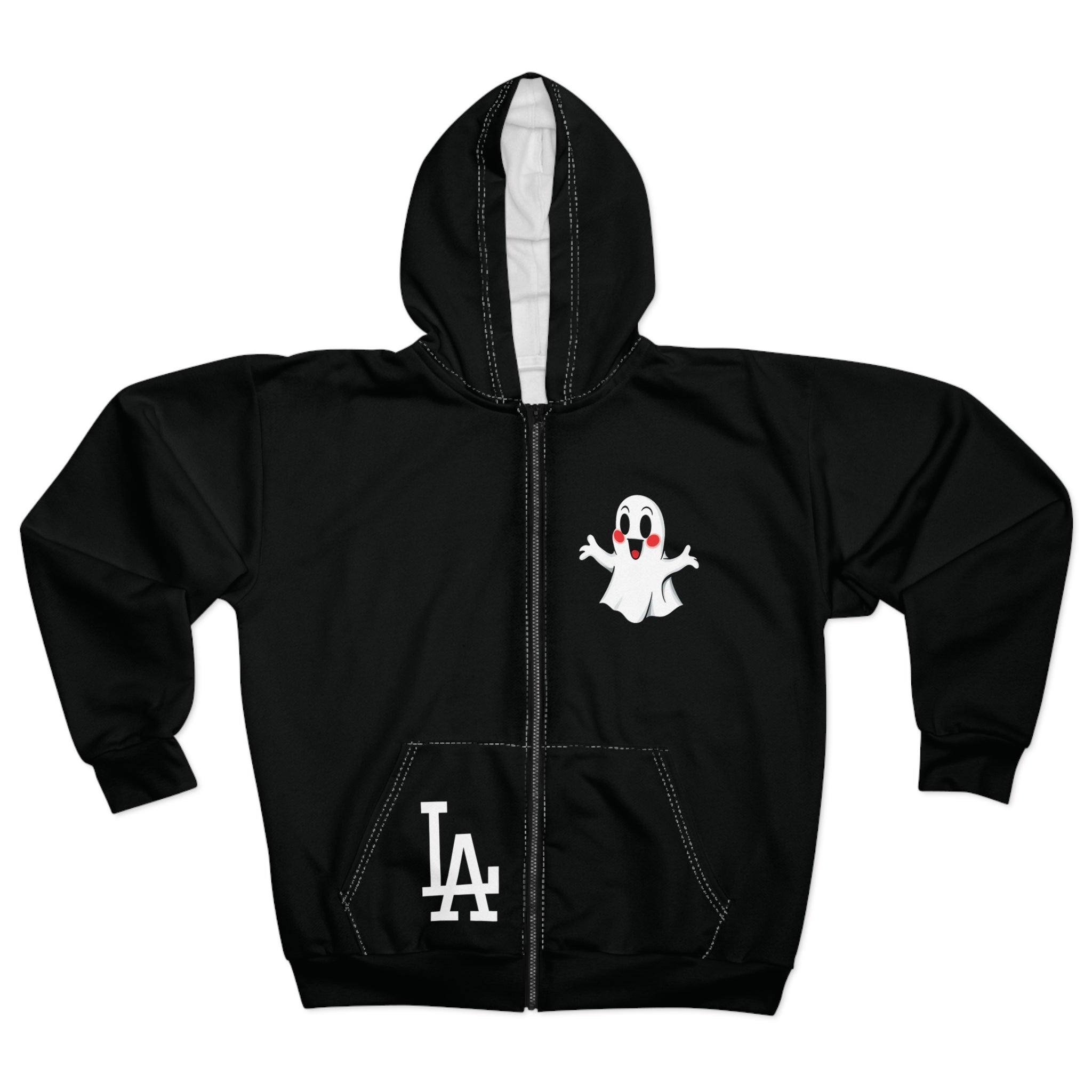LA Ghost Full Zip Hoodie