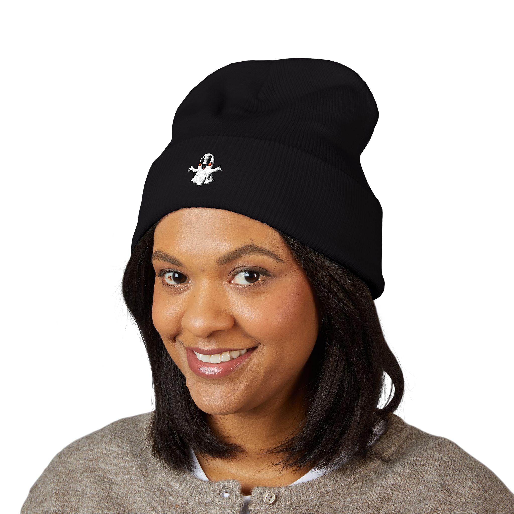 Ghost Cuff Beanie