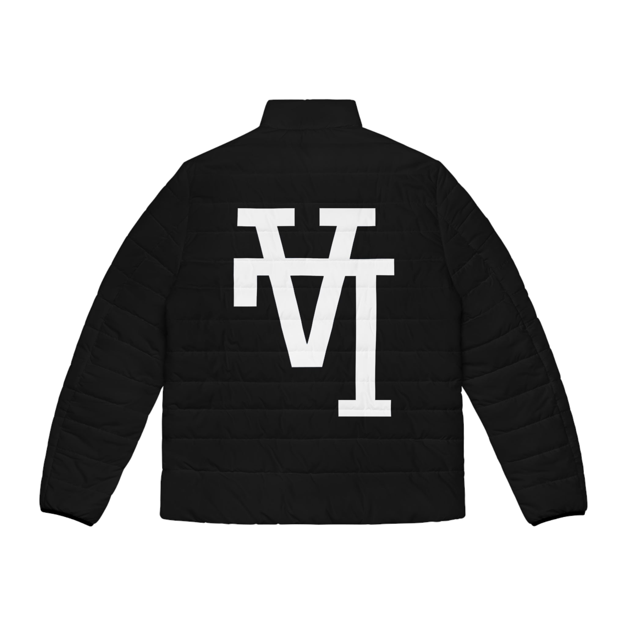 Black 'Candy Ghost' Puffer Jacket