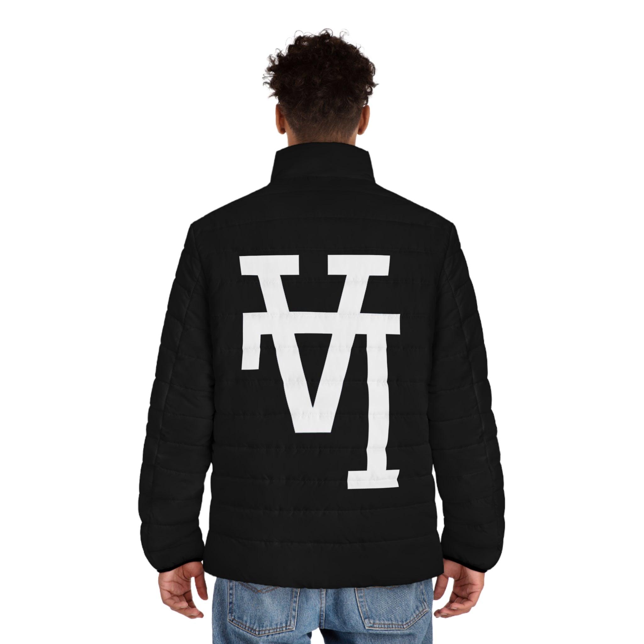 Black 'Candy Ghost' Puffer Jacket