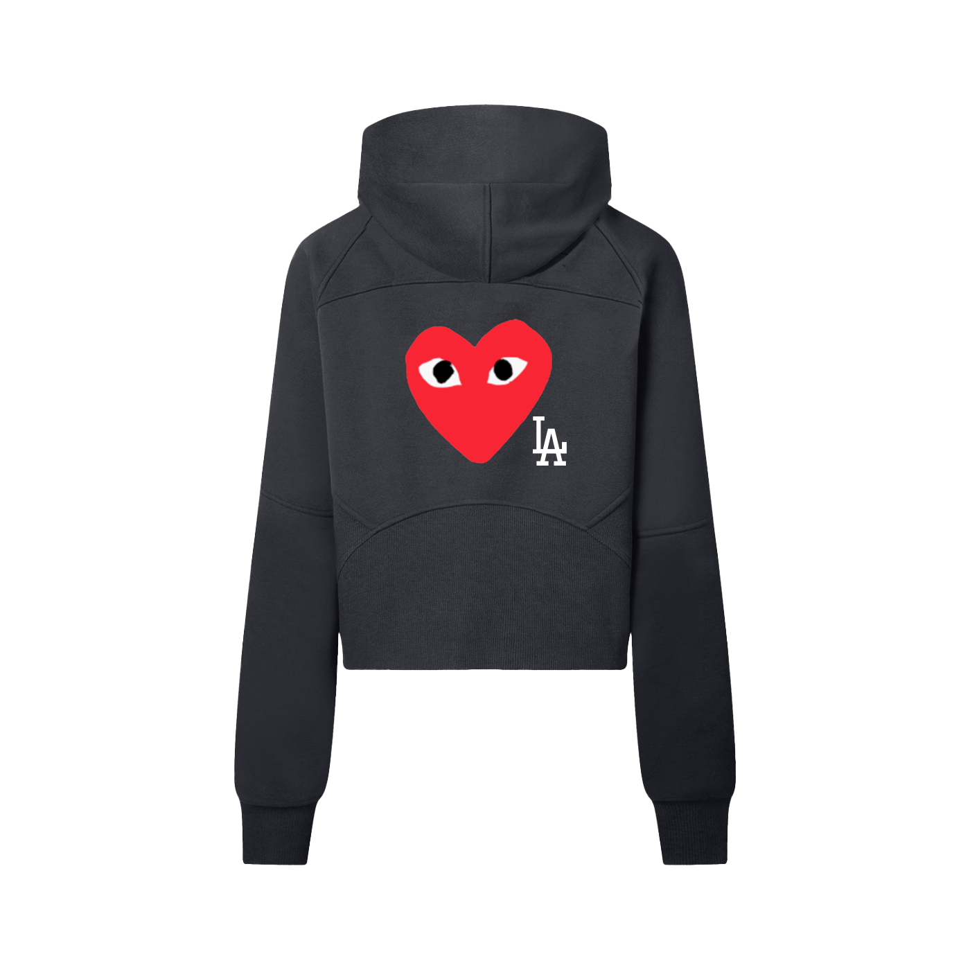 Cropped Half-Zip Hoodie