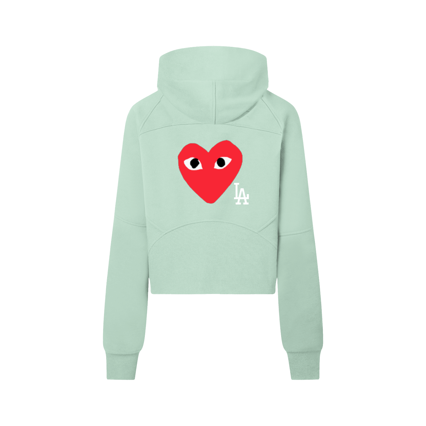 Cropped Half-Zip Hoodie